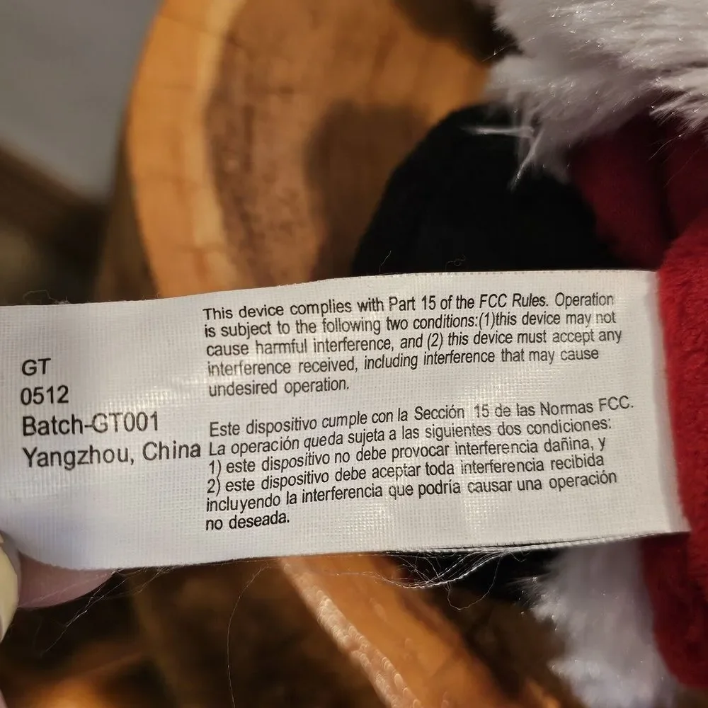 Gemmy Santa Claus Plush 11